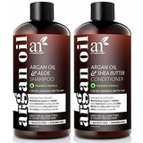 Set De Champú Y Acondicionador De Aceite De Argán Orgánico