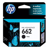 Cartucho Hp 662 Preto Original Cz103ab P/2516 3516 3546 2546