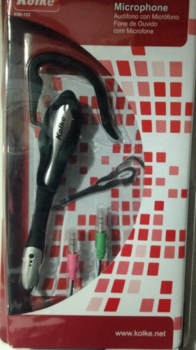 Auricular Microfono Pc Kolke Negro Cable 1,6m / Open-toys