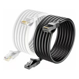 Cable Negro 30 Mts Categoría Cat6 Utp Rj45 Ethernet Internet