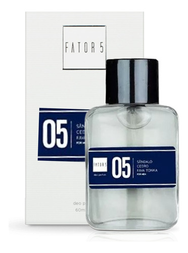 Perfume Fator 5 Nº05 Masculino Fixacao Marcante