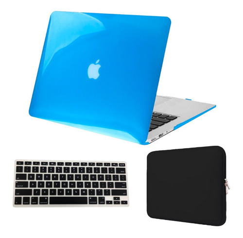 Kit Capa Case Macbook Air 11 A1465 / A1370+ Pel Teclado+ Bag