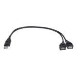 30cm Usb A Macho A 2port Usb Hembra Y-splitter Extension