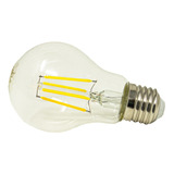 Foco Led Filamento Redondo Luz Calida Estilo Vintage Calidad