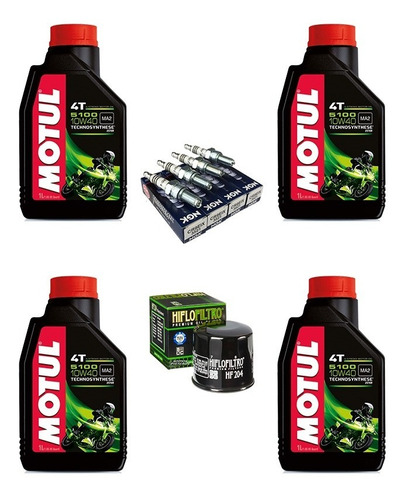 Kit Afinacion Motul 5100 R1 R6 Gsxr 600rr 1000rr Zx10r Zx6r