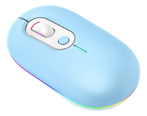 Mouse Inalámbrico Bluetooth De Modo Dual, Silencioso Y Recar