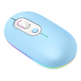 Mouse Inalámbrico Bluetooth De Modo Dual, Silencioso Y Recar
