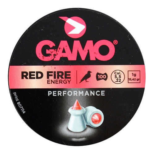 Chumbinho Gamo Red Fire Energy 5.5mm 100un.