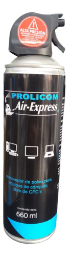 Prolicom Aire Comprimido 660ml( Caja 24 Piezas)