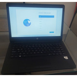 Notebook Hp Negra 14 , Intel Core I3   Windows 10 Home Usado