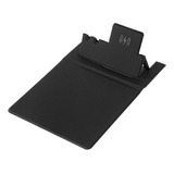 Mousepad, Carga Celular Y Porta Pluma Inalámbrico De Piel 