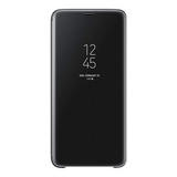 Funda Para Samsung S9 Plus Clear View Stand Cover, Negro