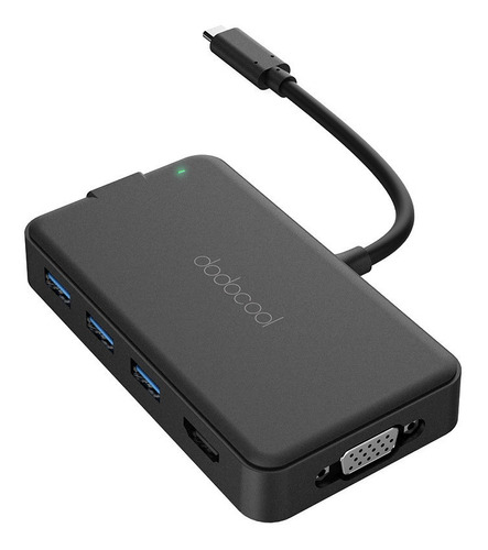 Adaptador Dodocool Usb-c A Hdmi-vga-usb 3.0-ethernet 