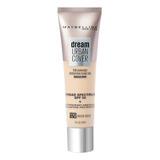 Base De Maquillaje Líquida Maybelline Dream Full Coverage Protective Makeup Dream Urban Cover Tono 120 Classic Ivory - 30ml