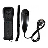Joystick Control Wii Wii U + Nunchuck + Funda Motion Plus Bk