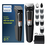 Máquina Afeitadora Y Cortadora De Pelo Philips Norelco Multigroomer Mg3740 Mg3740/40 Negra