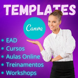 Pack +40 Templates Editáveis No Canva P/cursos, Aulas, Ead