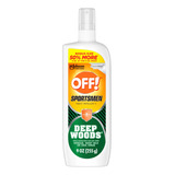 Off! Spray Sportsmen Repelente 255 G (9 Oz) X 3 Unidades