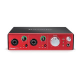 Interface De Audio Focusrite Clarett 2pre Usb Thunderbolt