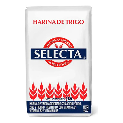 Harina De Trigo Selecta 1 Kg | MercadoLibre