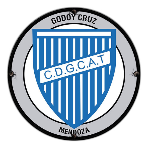#750 - Cuadro Decorativo - Godoy Cruz Tomba Fútbol No Chapa 