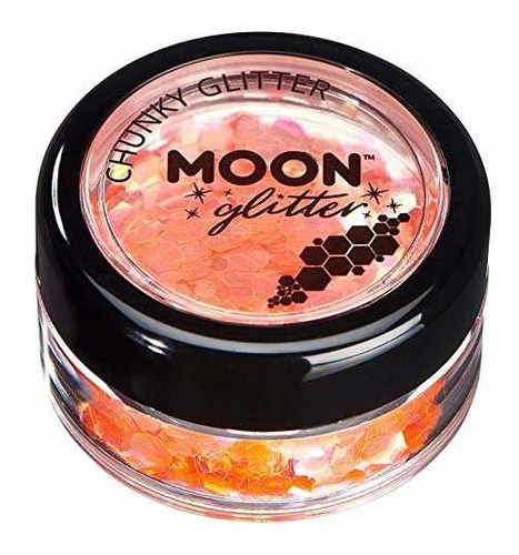 Cuerpo Brillos Corporales Moon Glitter Iridescent Chunky Gli