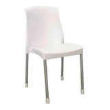 Silla Plastica Reforzada Apilable Comedor Galana Malba