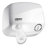 Chuveiro Elétrico De Parede Lorenzetti Jet Turbo Multitemperaturas Branco 5500w 127v