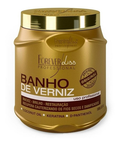 Mascara Banho De Verniz 1kg - Forever Liss Profissional