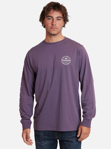 Polera Termedin Morado Hombre Maui And Sons