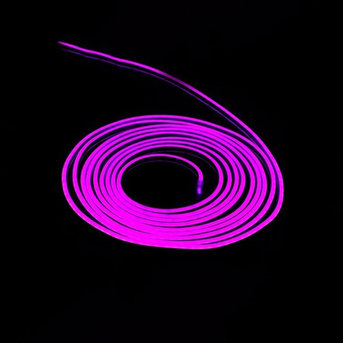 Rollo Led Neon Ultra Brilloso 5 Mtr 12v Flexible Color De La Luz Violeta