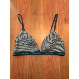 Padrisimo Top Calvin Klein Stripped Bicolor M Original!!