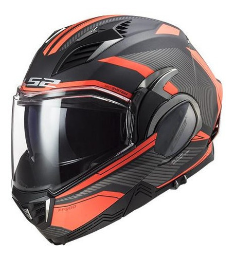 Casco Ls2 Valiant Il 180 Degrees Revo Titanium