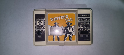 Casio Western Bar (cg-300) 1984 Game And Watch 