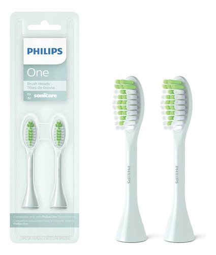 Philips Sonicare Repuesto One Bh1022/03 Mint 2 Brush Heads