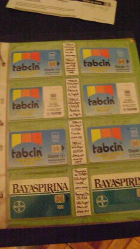 Tarjeta Telefonica De Coleccion Telecom Bayaspirina Usada 2