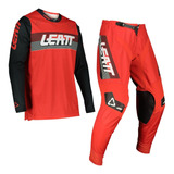 Conjunto Motocross Leatt - Moto 4.5 Lite - Rojo