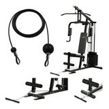 Repuesto Multigym Cable De Acero Inferior 4 Mtrs Olmo Fit 90