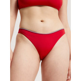 Bikini Parte Baja Global Stripe Roja De Mujer Tommy Hilfiger