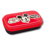 Estuche Para Lápices Box Mickey - Rígido Con Cierre Mooving