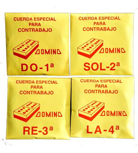 Encordadura Para Contrabajo Domino ( Juego)