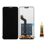 Tela Display Frontal Para Mi A2 Lite M1805d1sg + Cola