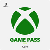 Xbox Game Pass Core 3 Meses Codigo 25 Digitos One Series S X