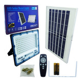 Foco Led Solar De 100 Watt Con Panel Solar, 120 Led