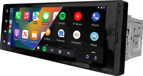 Central Multimídia 1 Din Mp6 Android Auto & Carplay Touch