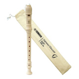Flauta Doce Yamaha Yrs-23 Soprano Germanica Bege C/ Bag