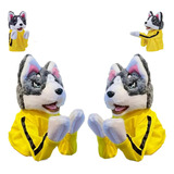 Juguete Animal Kung Fu Husky Glove Doll Juego Para Niño-2pcs