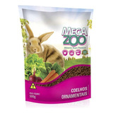 Raçao Para Coelhos Ornamentais Megazoo 500g Envio Full