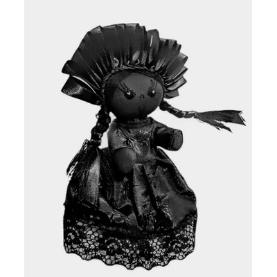 Muñeca Lele, Artesanía Mexicana Ed. Especial Negro 21x12