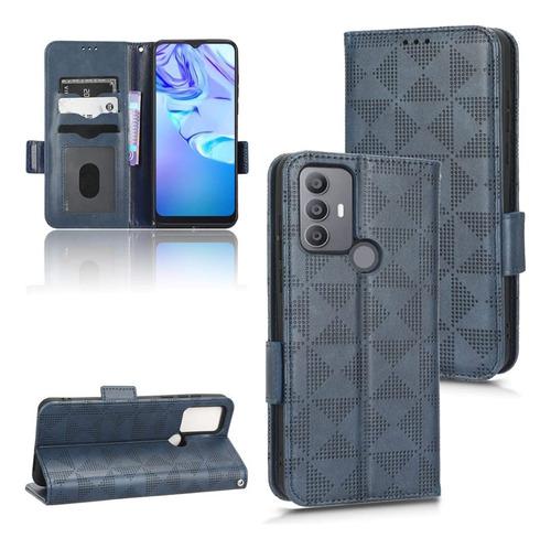 Funda De Piel Con Función Atril Para Alcatel 1v 2021, Modelo